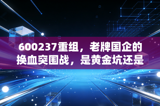 600237重组,老牌国企的换血突围战,是黄金坑还是深水雷?