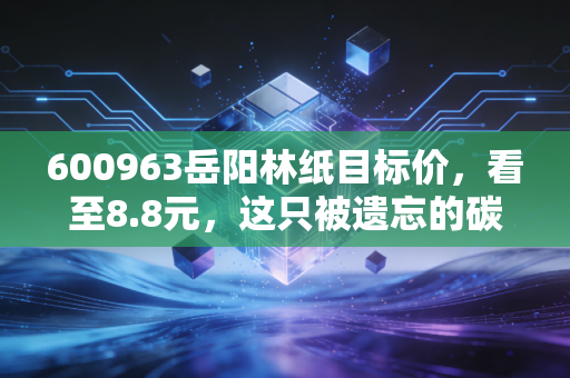 600963岳阳林纸目标价,看至8.8元,这只被遗忘的碳汇龙头正在酝酿主升浪