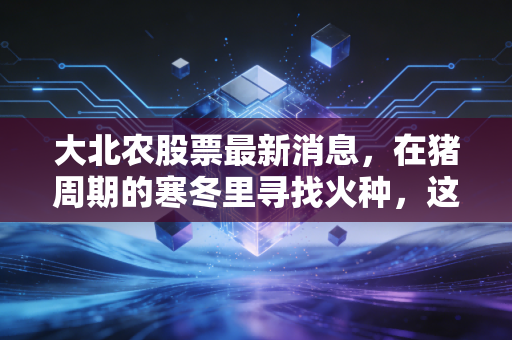 大北农股票最新消息，在猪周期的寒冬里寻找火种，这家农业巨头的种业梦还能撑多久？