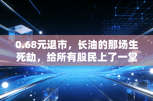 0.68元退市，长油的那场生死劫，给所有股民上了一堂昂贵的风险课