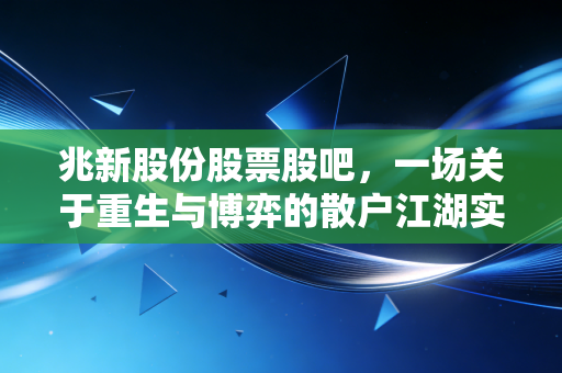 兆新股份股票股吧,一场关于重生与博弈的散户江湖实录
