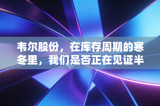 韦尔股份，在库存周期的寒冬里，我们是否正在见证半导体巨头的绝地反击？