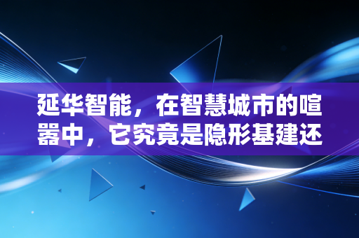 延华智能,在智慧城市的喧嚣中,它究竟是隐形基建还是资本泡沫?