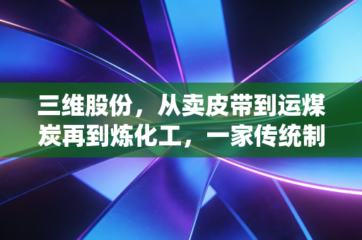 三维股份，从卖皮带到运煤炭再到炼化工，一家传统制造企业的激进突围战