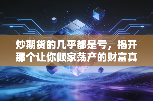 炒期货的几乎都是亏，揭开那个让你倾家荡产的财富真相，别做那90%的炮灰