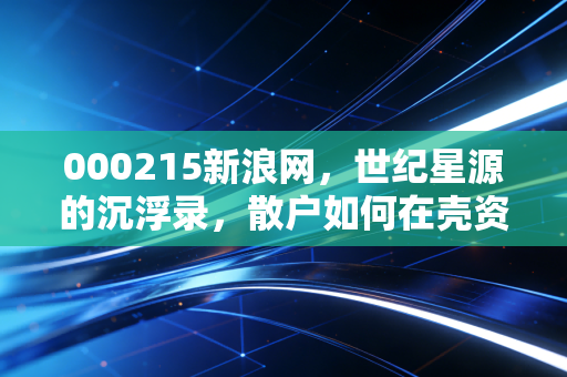 000215新浪网，世纪星源的沉浮录，散户如何在壳资源退潮中守住钱袋子？