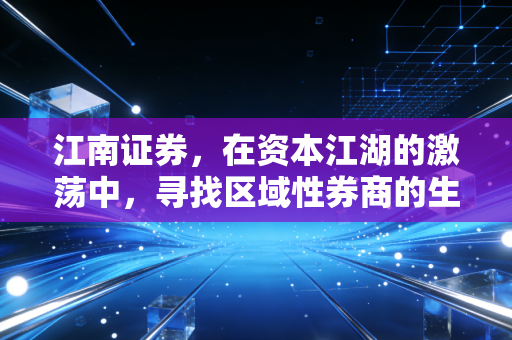 江南证券，在资本江湖的激荡中，寻找区域性券商的生存之道