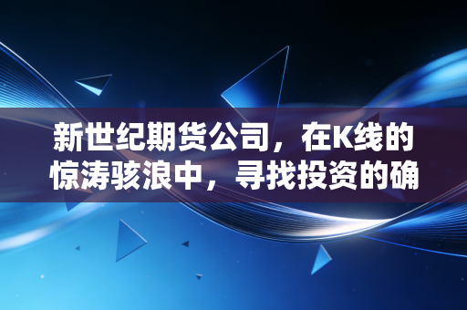 新世纪期货公司,在K线的惊涛骇浪中,寻找投资的确定性锚点