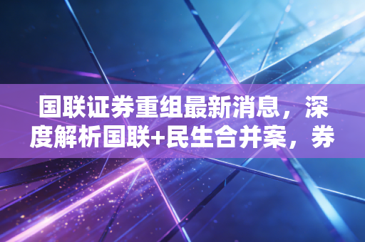 国联证券重组最新消息,深度解析国联+民生合并案,券商行业巨变下的投资机遇与风险