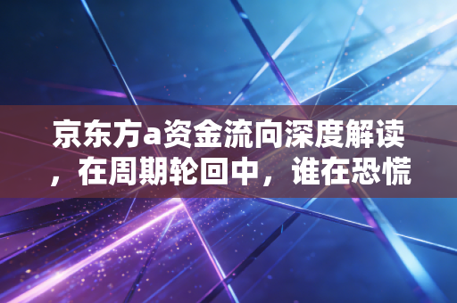 京东方a资金流向深度解读,在周期轮回中,谁在恐慌,谁在贪婪?