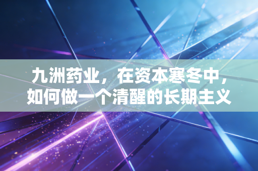 九洲药业,在资本寒冬中,如何做一个清醒的长期主义者?
