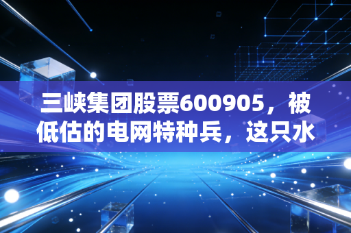 三峡集团股票600905，被低估的电网特种兵，这只水电股能否成为你的养老压舱石？