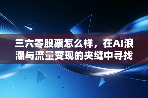 三六零股票怎么样，在AI浪潮与流量变现的夹缝中寻找答案