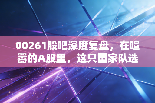 00261股吧深度复盘，在喧嚣的A股里，这只国家队选手到底能不能拿得住？