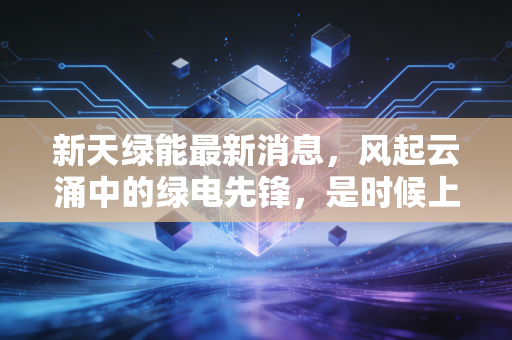 新天绿能最新消息，风起云涌中的绿电先锋，是时候上车了吗？