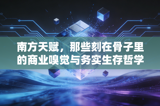 南方天赋，那些刻在骨子里的商业嗅觉与务实生存哲学