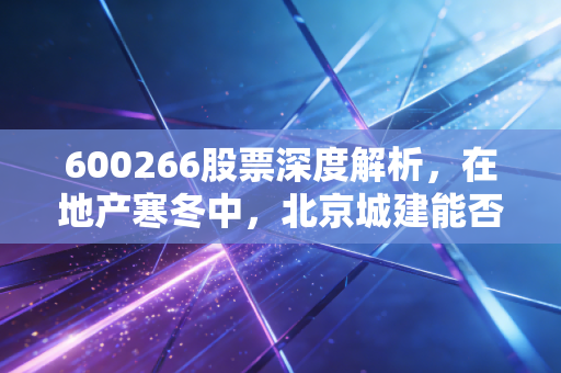 600266股票深度解析，在地产寒冬中，北京城建能否撑起国资的脊梁？