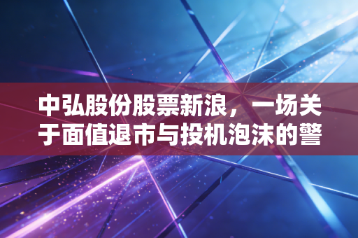 中弘股份股票新浪，一场关于面值退市与投机泡沫的警示录
