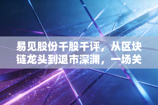 易见股份千股千评，从区块链龙头到退市深渊，一场关于贪婪与风险的血泪教训