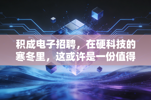 积成电子招聘,在硬科技的寒冬里,这或许是一份值得托付的长期饭票