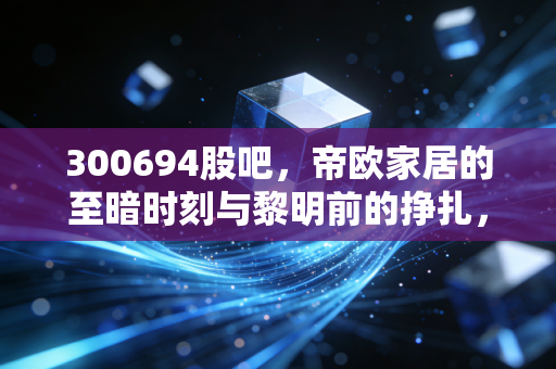 300694股吧，帝欧家居的至暗时刻与黎明前的挣扎，我们该如何在瓷砖里淘金？