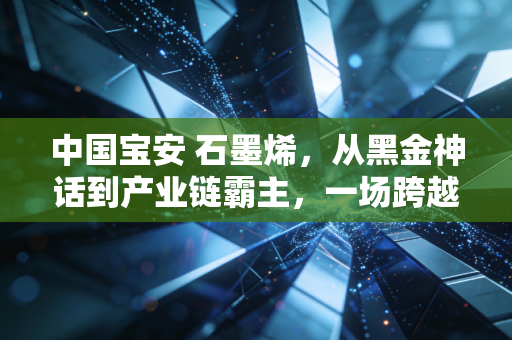 中国宝安 石墨烯，从黑金神话到产业链霸主，一场跨越周期的价值重估