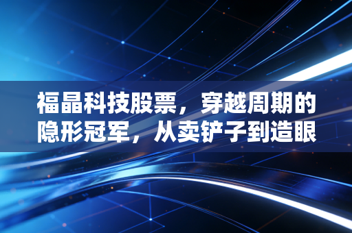 福晶科技股票,穿越周期的隐形冠军,从卖铲子到造眼镜的硬核进化