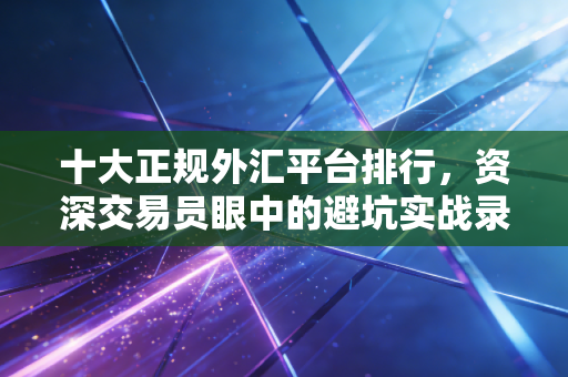 十大正规外汇平台排行，资深交易员眼中的避坑实战录