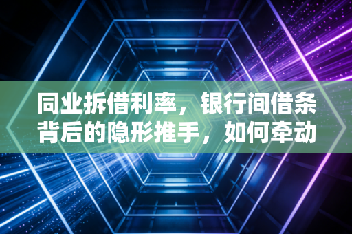 同业拆借利率，银行间借条背后的隐形推手，如何牵动你我的钱袋子？