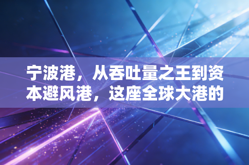 宁波港，从吞吐量之王到资本避风港，这座全球大港的韧性从何而来？