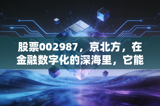 股票002987，京北方，在金融数字化的深海里，它能否成为那条跃龙门的锦鲤？