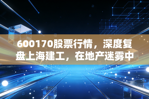 600170股票行情，深度复盘上海建工，在地产迷雾中寻找基建巨头的避风港
