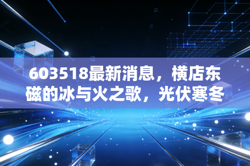 603518最新消息，横店东磁的冰与火之歌，光伏寒冬下的坚守与突围