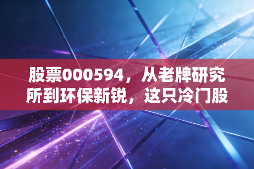 股票000594，从老牌研究所到环保新锐，这只冷门股到底藏着什么机会？