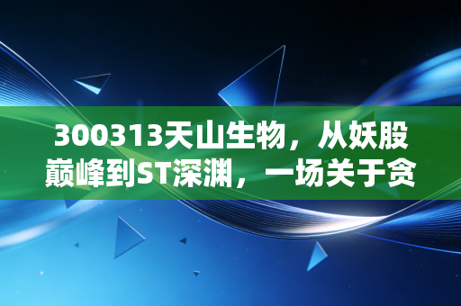 300313天山生物，从妖股巅峰到ST深渊，一场关于贪婪与理性的A股启示录