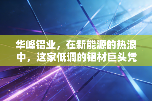 华峰铝业，在新能源的热浪中，这家低调的铝材巨头凭什么突围？