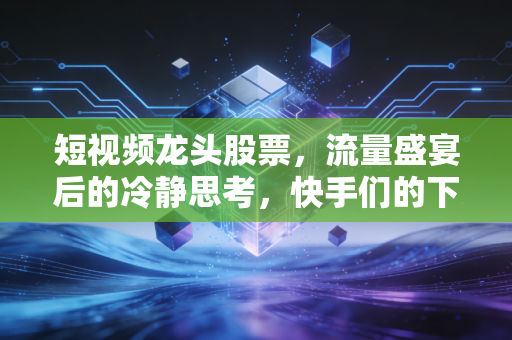 短视频龙头股票，流量盛宴后的冷静思考，快手们的下半场该怎么打？