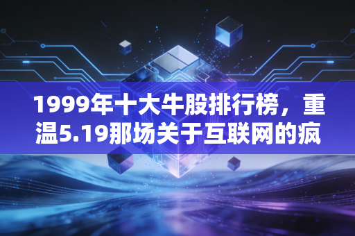 1999年十大牛股排行榜，重温5.19那场关于互联网的疯狂造梦运动