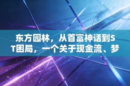东方园林，从首富神话到ST困局，一个关于现金流、梦想与现实错位的残酷样本