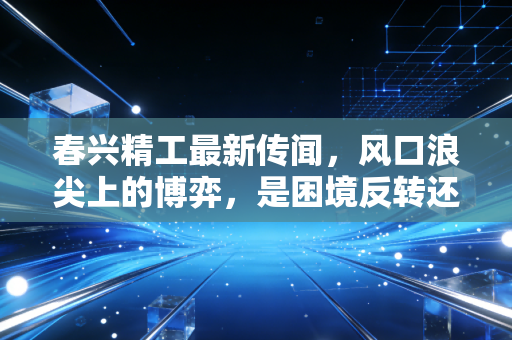 春兴精工最新传闻，风口浪尖上的博弈，是困境反转还是最后的狂欢？