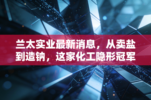 兰太实业最新消息，从卖盐到造钠，这家化工隐形冠军能否借势起飞？
