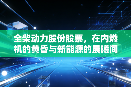 全柴动力股份股票，在内燃机的黄昏与新能源的晨曦间，做一只耐心的老黄牛