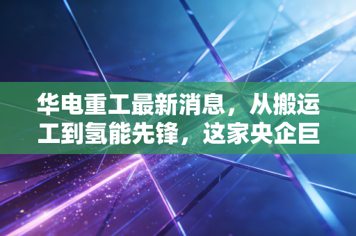 华电重工最新消息，从搬运工到氢能先锋，这家央企巨头的转型之路能走多远？