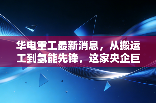华电重工最新消息，从搬运工到氢能先锋，这家央企巨头的转型之路能走多远？