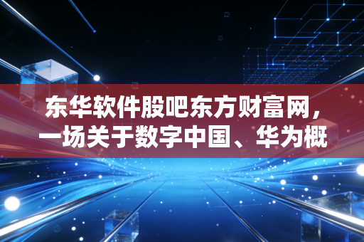 东华软件股吧东方财富网，一场关于数字中国、华为概念与散户心态的深度复盘