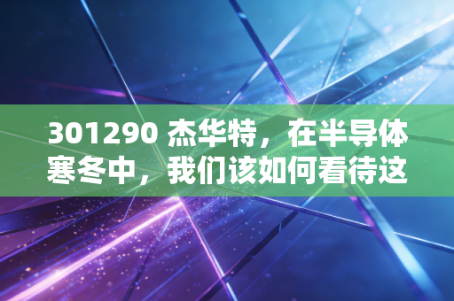 301290 杰华特，在半导体寒冬中，我们该如何看待这家电源管理芯片公司的未来？