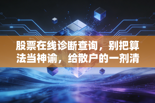 股票在线诊断查询,别把算法当神谕,给散户的一剂清醒良药