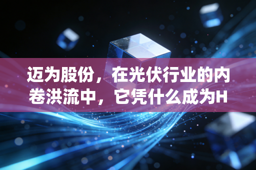 迈为股份，在光伏行业的内卷洪流中，它凭什么成为HJT技术的孤独守望者？
