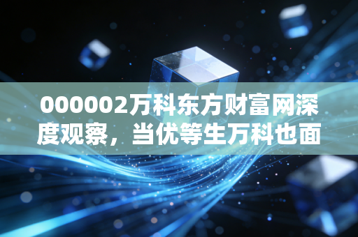 000002万科东方财富网深度观察，当优等生万科也面临风浪，普通投资者的焦虑与希望