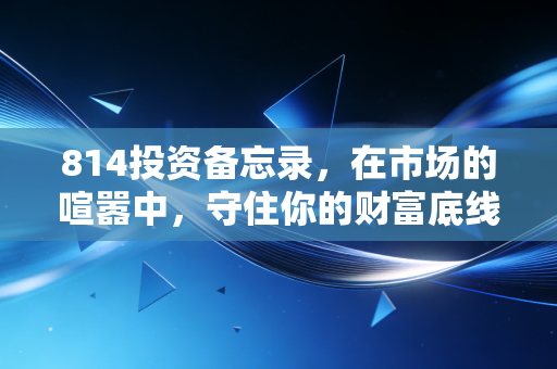 814投资备忘录，在市场的喧嚣中，守住你的财富底线